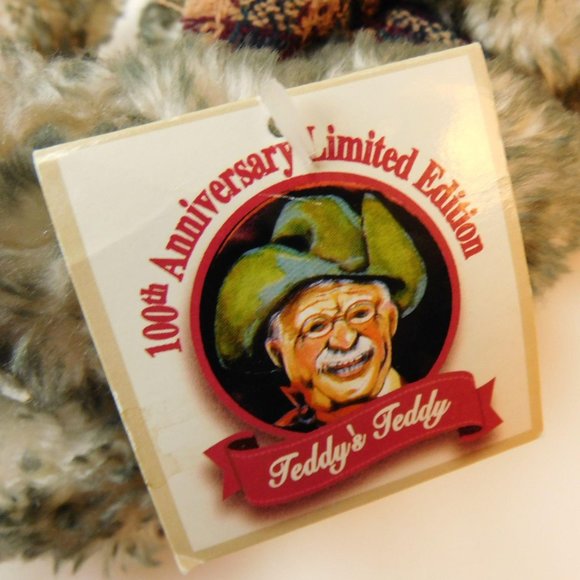 Dan Dee 100th Anniversary Teddy Bear 12" Plush Stuffed Animal - Picture 6 of 7